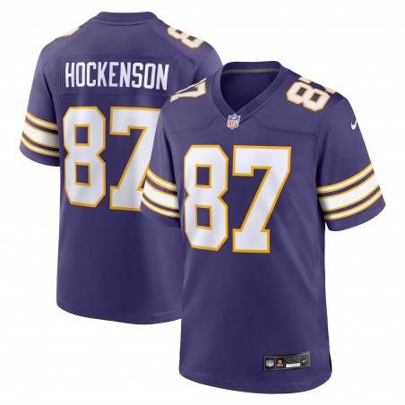 T.J. Hockenson Minnesota Vikings Nike Classic Spieler-Spieltrikot – Lila