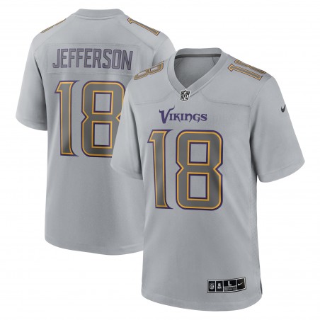 Justin Jefferson Minnesota Vikings Nike Atmosphere Fashion Spieltrikot – Grau