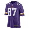 T.J. Hockenson Minnesota Vikings Nike Game Player-Trikot – Lila