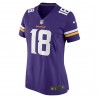 Justin Jefferson Minnesota Vikings Nike Damen-Spieltrikot – Lila