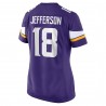 Justin Jefferson Minnesota Vikings Nike Damen-Spieltrikot – Lila