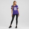 Justin Jefferson Minnesota Vikings Nike Damen-Spieltrikot – Lila