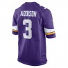 Jordan Addison Minnesota Vikings Nike Spieltrikot – Lila