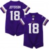 Justin Jefferson Minnesota Vikings Nike Spielstrampler-Trikot für Neugeborene und Kleinkinder – Lila