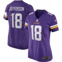 Justin Jefferson Minnesota Vikings Nike Spieler-Spieltrikot für Damen – Lila