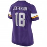 Justin Jefferson Minnesota Vikings Nike Spieler-Spieltrikot für Damen – Lila