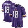 Justin Jefferson Minnesota Vikings Nike Spieltrikot – Lila