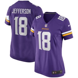 Justin Jefferson Minnesota Vikings Nike Damen-Spieltrikot – Lila