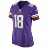 Justin Jefferson Minnesota Vikings Nike Damen-Spieltrikot – Lila