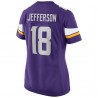 Justin Jefferson Minnesota Vikings Nike Damen-Spieltrikot – Lila