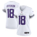 Justin Jefferson Minnesota Vikings Nike Alternate Game Player-Trikot für Damen – Weiß