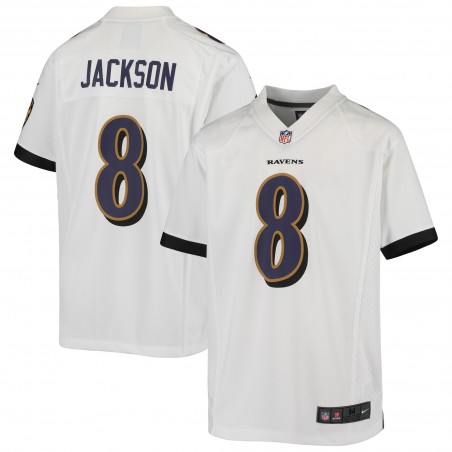 Lamar Jackson Baltimore Ravens Nike Jugend-Spieltrikot – Weiß