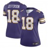 Justin Jefferson Minnesota Vikings Nike Alternate Legend Player Performance-Oberteil für Damen – Lila