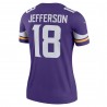 Justin Jefferson Minnesota Vikings Nike Legend Player Performance-Oberteil für Damen – Lila