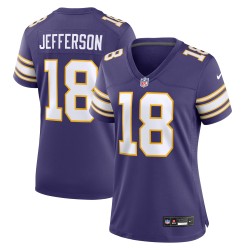 Justin Jefferson Minnesota Vikings Nike Damen-Spielertrikot – Lila