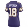 Justin Jefferson Minnesota Vikings Nike Damen-Spielertrikot – Lila