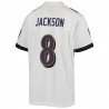 Lamar Jackson Baltimore Ravens Nike Jugend-Spieltrikot – Weiß