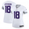 Justin Jefferson Minnesota Vikings Nike Alternate Legend Player Performance-Oberteil für Damen – Weiß