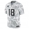 Justin Jefferson Minnesota Vikings Nike 2024 Salute to Service Limited Trikot – Arctic Camo