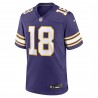 Justin Jefferson Minnesota Vikings Nike Classic Player Spieltrikot – Lila