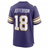 Justin Jefferson Minnesota Vikings Nike Classic Player Spieltrikot – Lila