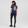 Drake Maye New England Patriots Nike Spieler-Spieltrikot für Damen – Marineblau