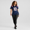 Drake Maye New England Patriots Nike Spieler-Spieltrikot für Damen – Marineblau