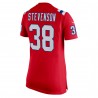 Rhamondre Stevenson New England Patriots Nike Damen-Alternate-Game-Spielertrikot – Rot