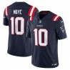 Drake Maye New England Patriots Nike Vapor F.U.S.E. Limitiertes Trikot – Marineblau