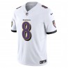 Lamar Jackson Baltimore Ravens Nike Vapor F.U.S.E. Limitiertes Trikot – Weiß