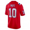 Drake Maye New England Patriots Nike Spieler-Spieltrikot – Rot