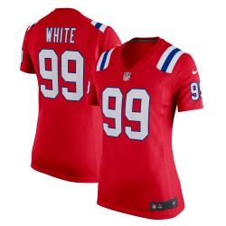 Keion Weißes New England Patriots Nike Damen-Ausweichteam-Spieltrikot – Rot