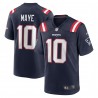 Drake Maye New England Patriots Nike Spieler-Spieltrikot – Marineblau