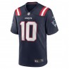 Drake Maye New England Patriots Nike Spieler-Spieltrikot – Marineblau