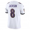 Lamar Jackson Baltimore Ravens Nike Vapor F.U.S.E. Limitiertes Trikot – Weiß