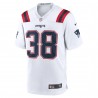 Rhamondre Stevenson New England Patriots Nike Game Player-Trikot – Weiß