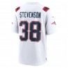 Rhamondre Stevenson New England Patriots Nike Game Player-Trikot – Weiß