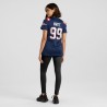 Keion Weißes Nike Damen-Team-Spieltrikot der New England Patriots – Marineblau