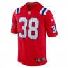 Rhamondre Stevenson New England Patriots Nike Alternate Game Player-Trikot – Rot