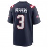 Jabrill Peppers New England Patriots Nike Spieltrikot – Marineblau