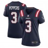 Jabrill Peppers New England Patriots Nike Damen-Spieltrikot – Marineblau