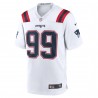 Keion Weißes Nike-Spieltrikot der New England Patriots – Weiß