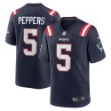 Jabrill Peppers New England Patriots Nike Game Player-Trikot – Marineblau