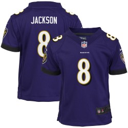 Lamar Jackson Baltimore Ravens Nike Vorschul-Spieltrikot – Lila