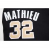 Tyrann Mathieu New Orleans Saints Pro Standard-Shorts mit Spielernamen und Nummer – Schwarz