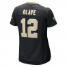 Chris Olave New Orleans Saints Nike Game Player-Trikot für Damen – Schwarz