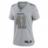 Alvin Kamara New Orleans Saints Nike Atmosphere Fashion Game-Trikot für Damen – Grau