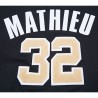 Tyrann Mathieu New Orleans Saints Pro Standard Mesh Spielername und Nummer oben – Schwarz