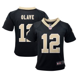 Chris Olave New Orleans Saints Nike Vorschulspieler-Spieltrikot – Schwarz