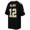 Chris Olave New Orleans Saints Nike Jugend-Spieltrikot – Schwarz